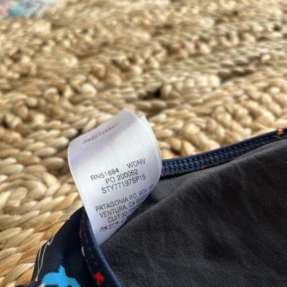 PATAGONIA Bird Print Bikini Swim Top, XL - Picture 8 of 9